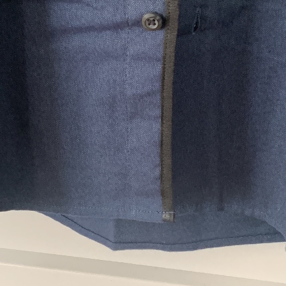 Artefact Nolan Stretch Jasper Shirt Mens XL Navy‎ Blue Slim Fit Button Down New - Picture 3 of 4